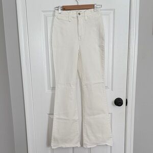 Madewell Perfect Vintage White Flare Jeans size 25